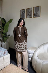 Blossom 2Piece Dhanak Embroidered D-001